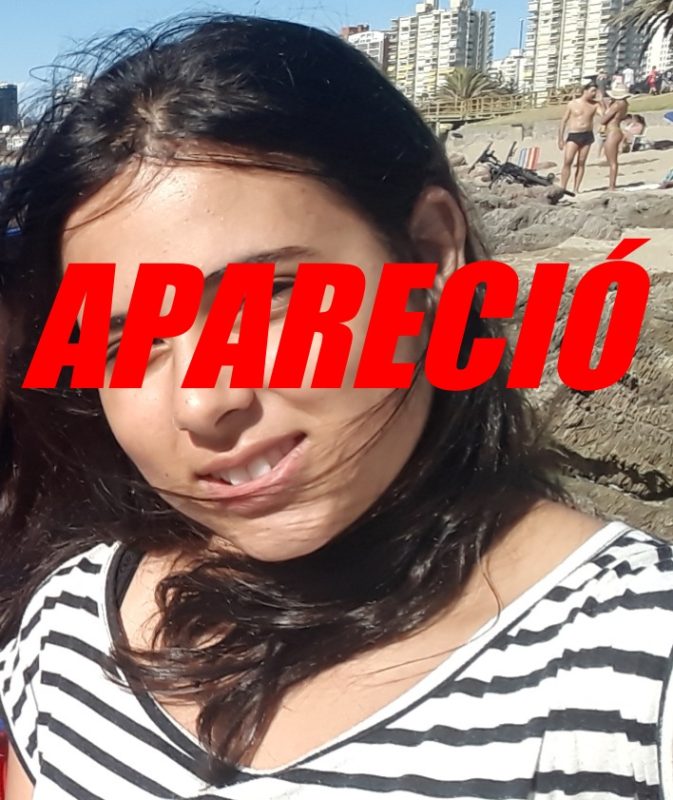 Apareció en La Capuera la menor que venía siendo intensamente buscada desde hace varios días