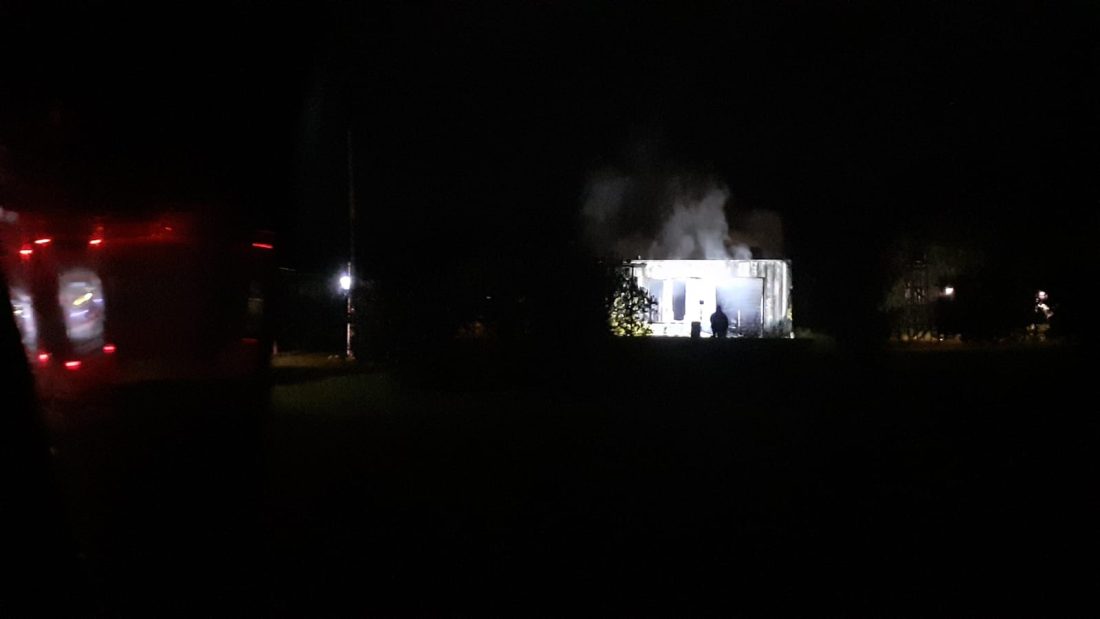 Bomberos controlaron un incendio en Sauce de Portezuelo