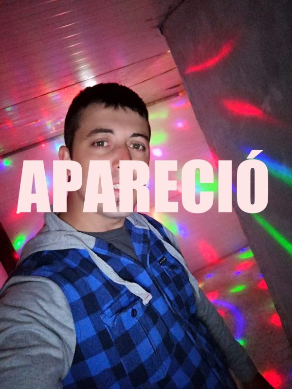 Apareció en San Carlos el hombre que venía siendo buscado desde ayer
