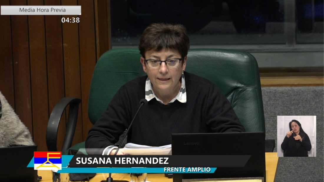 Susana Hernández cuestionó la falta de políticas de protección al medio ambiente