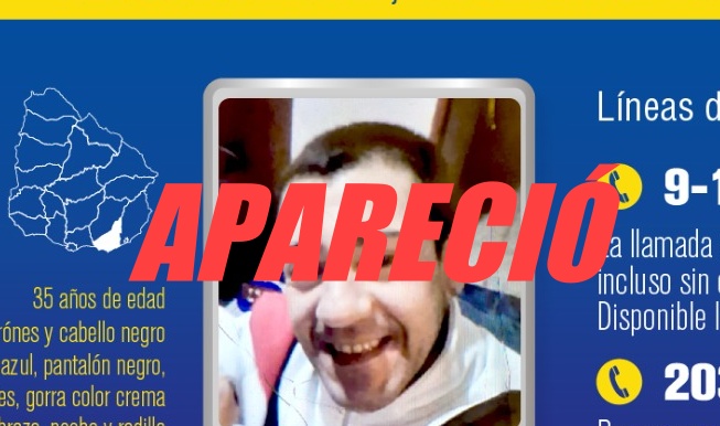 Apareció el hombre que venía siendo buscado en San Carlos