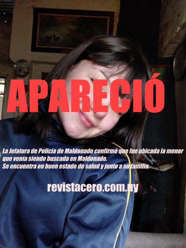 Apareció con buen estado de salud la menor que venía siendo buscada en Maldonado
