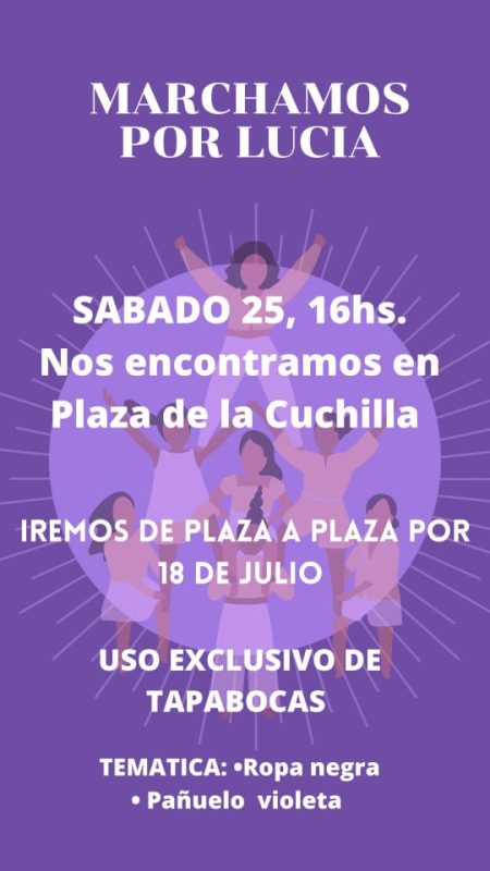 Realizan marcha en San Carlos ante el asesinato de una joven de 19 años
