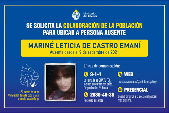 Buscan a una mujer ausente de su casa en Maldonado