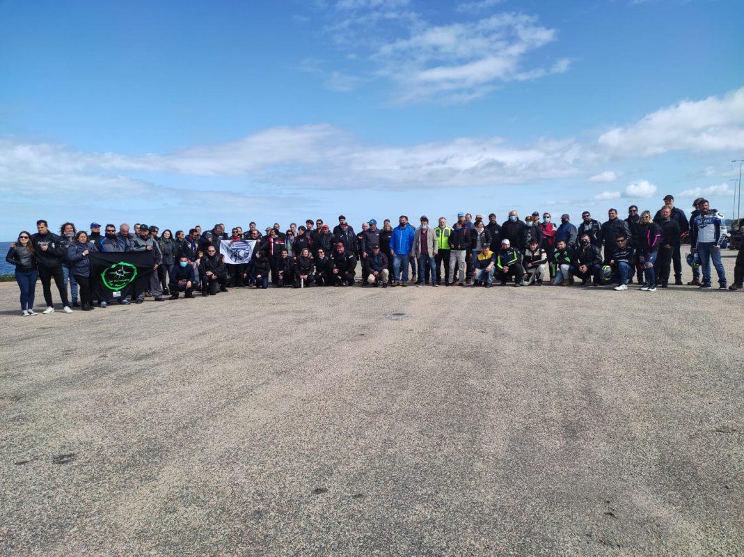 Con más de 100 participantes en moto, una travesía unió Punta de la Salina con Aiguá