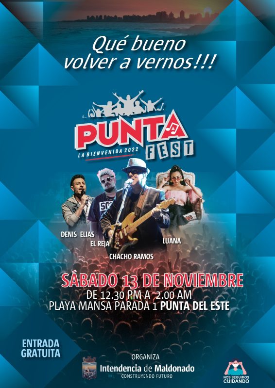 El sábado se realiza el Punta Fest