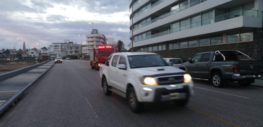 Bomberos tuvo que intervenir en un principio de incendio en un sauna en Punta del Este