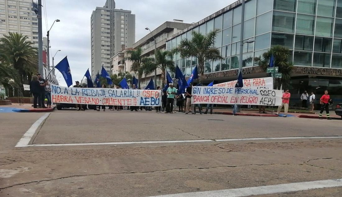 Intendencia informó las disposiciones en el tránsito para la marcha de los bancarios