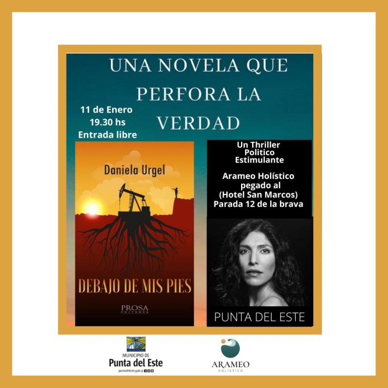 Hoy se presenta la novela «Debajo de mis pies”