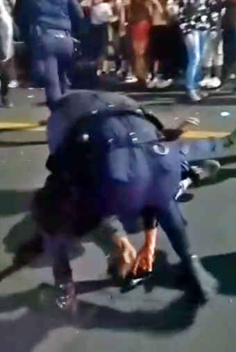 Incidentes esta madrugada en San Carlos