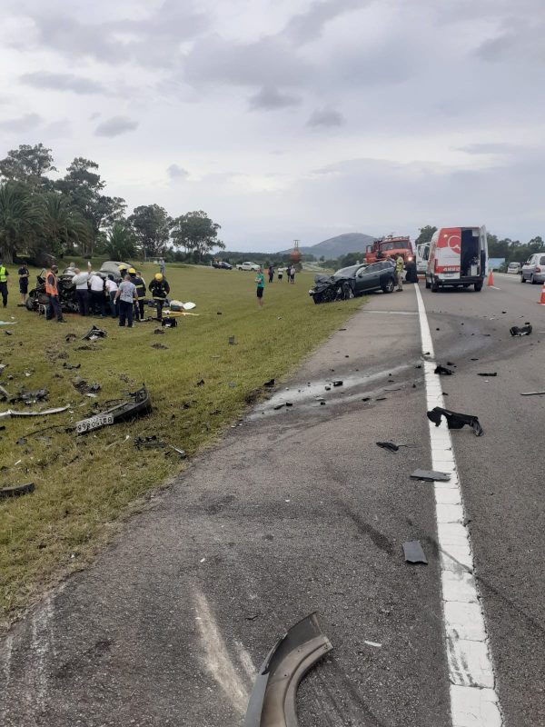 Choque frontal dejó a un lesionado grave