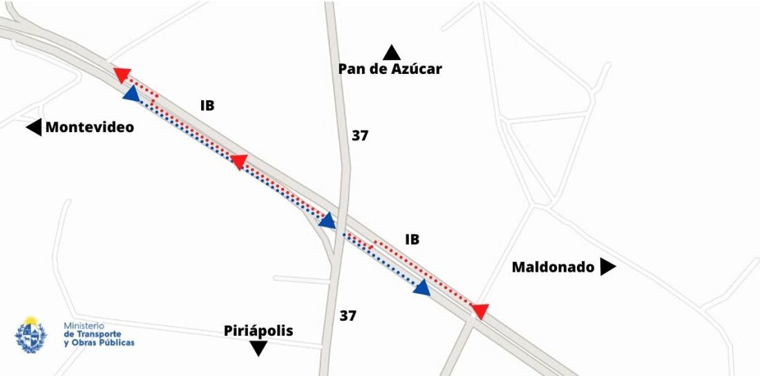 Atención: habrá afectación en la circulación por obras en Ruta 93 con Ruta 37￼