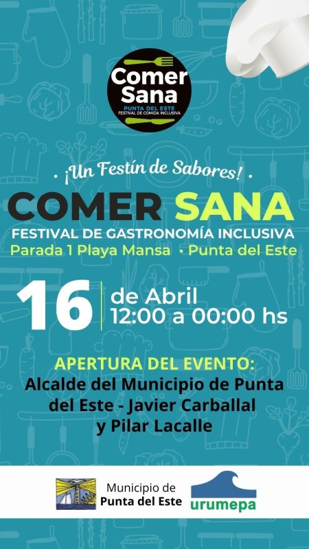 Carballal inaugura Festival de comida inclusiva junto a Pilar Lacalle este fin de semana￼