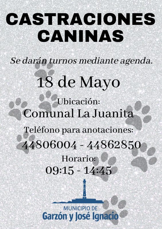 Atención: realizan castraciones en La Juanita