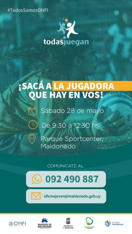 «Todas Juegan» integra árbitras que se forman en el Municipio de Maldonado￼