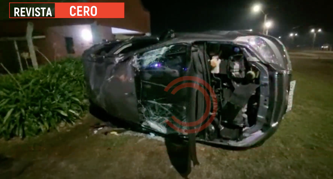 Vuelco dejó a un hombre grave y una mujer lesionada￼￼