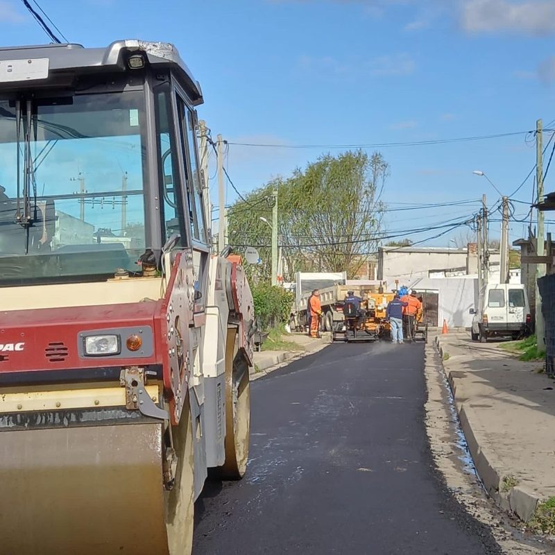 Obras en Barrio América y San Jorge  ￼