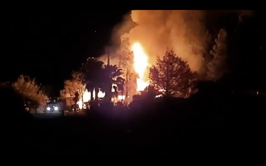 Un boliche se incendió esta noche en Pan de Azúcar