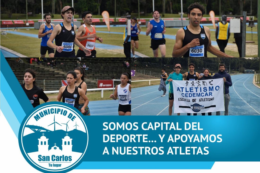 Municipio de San Carlos destacó el logro de atletas