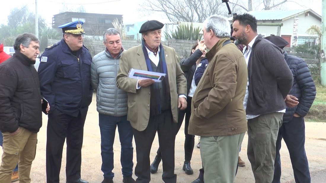 Ministro Heber, Antía y Alcalde Pereyra recorrieron Balneario Buenos Aires￼
