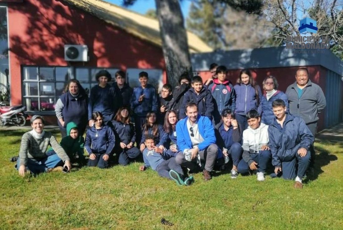 Rapetti almorzó con alumnos de la UTU de Santa Clara￼