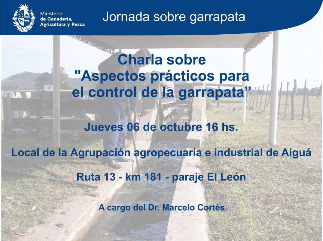 Jornada de garrapata en Aiguá