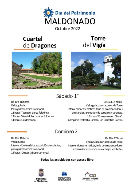 Actividades durante el fin de semana del Patrimonio en el Municipio de Maldonado
