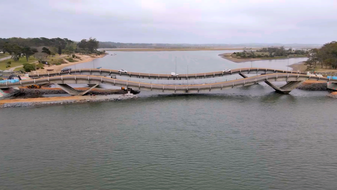 Antía confirmó que el puente de La Barra «no se cae y está sostenido»
