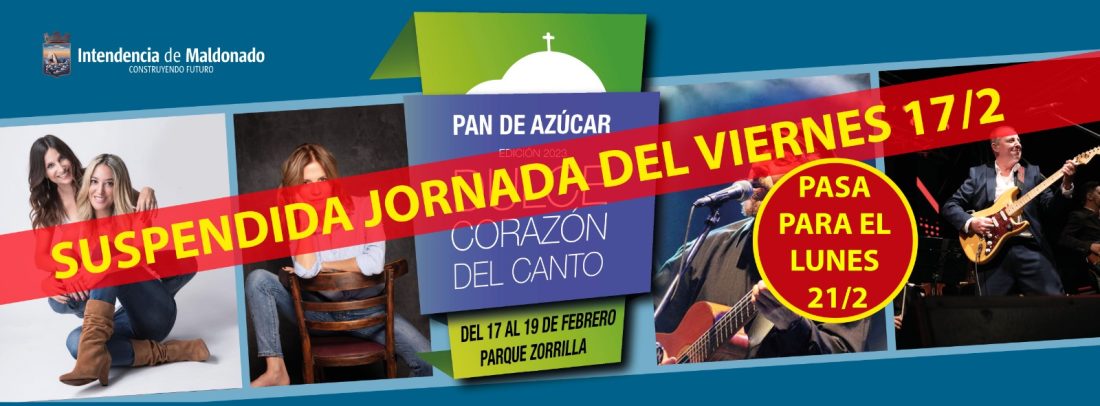Suspenden actividad de este viernes en Dulce Corazón del Canto por lluvias