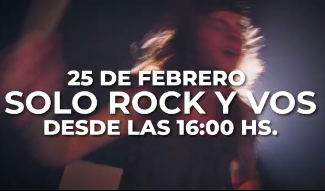 Fin de semana de “Sólo Rock y Vos”