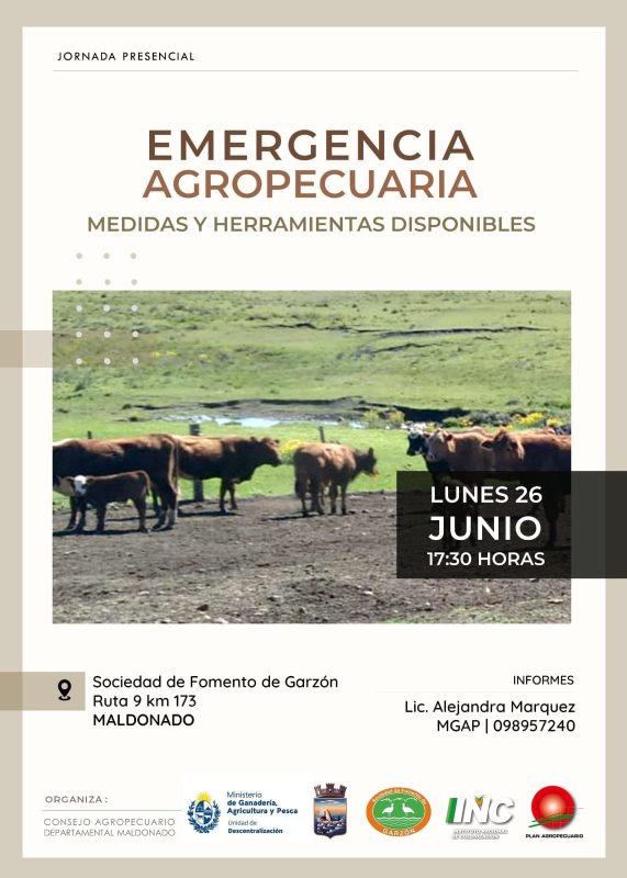Realizan Jornada sobre Emergencia Agropecuaria en Garzón