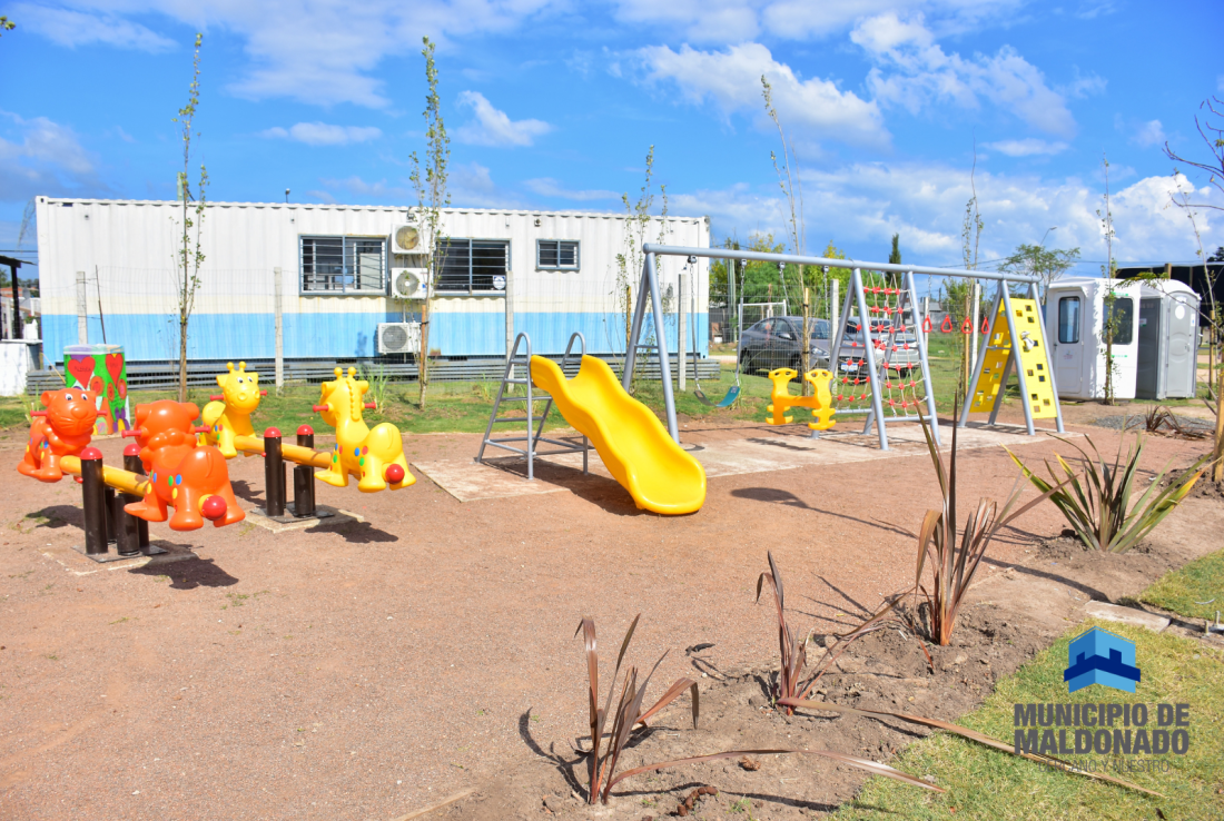 Nueva inversión en juegos para las plazas del municipio de Maldonado