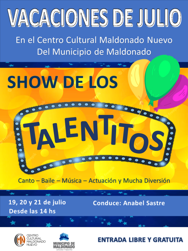 Ya llegan las vacaciones de invierno y el Centro Cultural Maldonado Nuevo tendrá sorpresas