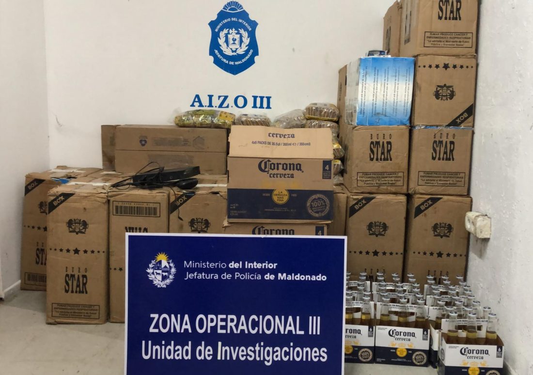 Intensa persecución terminó con detenidos y la incautación de mercadería
