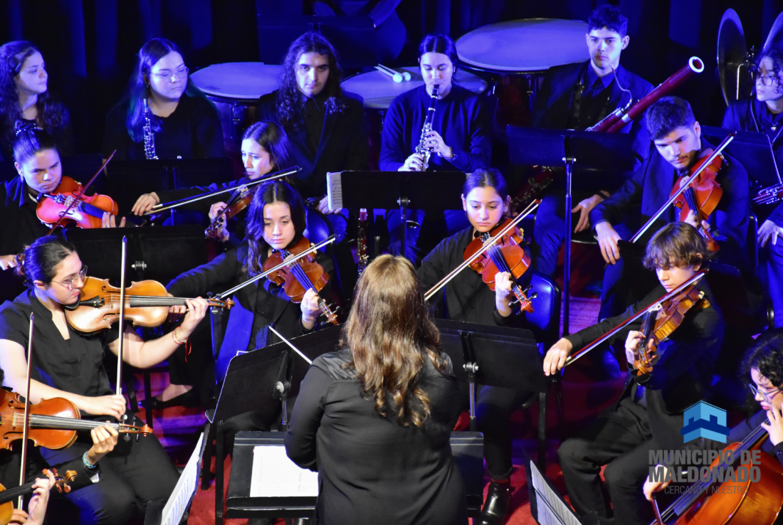 Orquesta Juvenil del SODRE se presentó en el Centro Cultural Maldonado Nuevo 