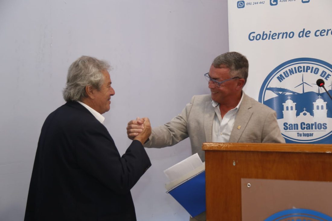 Pereyra destacó transformación de San Carlos ante ausencia de obras que había antes de asumir