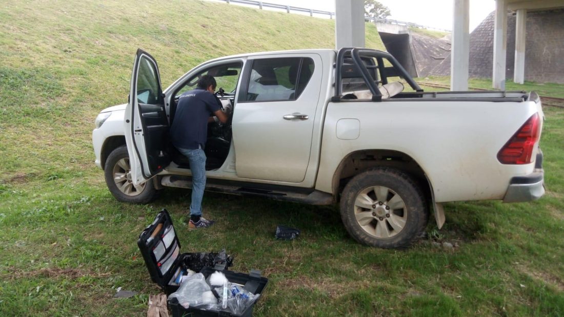 Apareció la camioneta robada en el copamiento de Playa Grande
