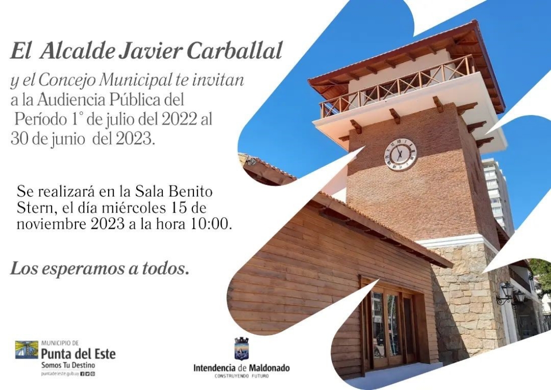 Municipio de Punta del Este rinde cuentas en audiencia pública