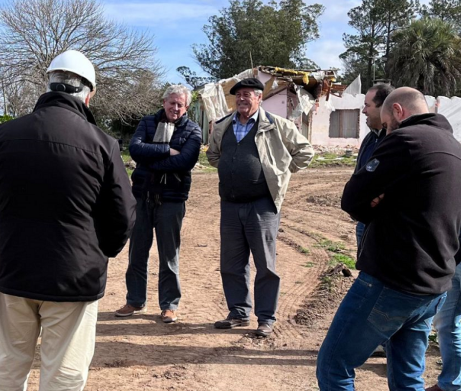 Empieza la construcción de viviendas para los asentados en Los Eucaliptus