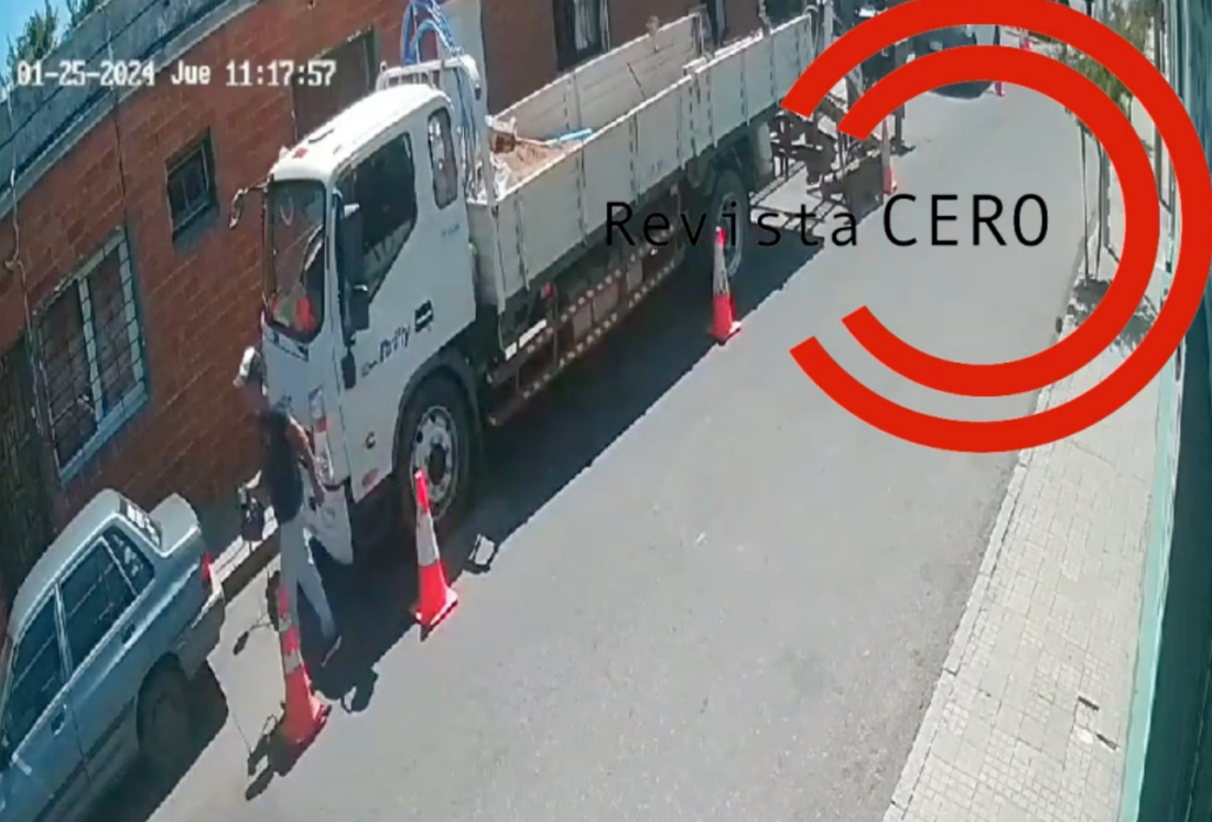 VIDEO: así roban a un trabajador en Maldonado