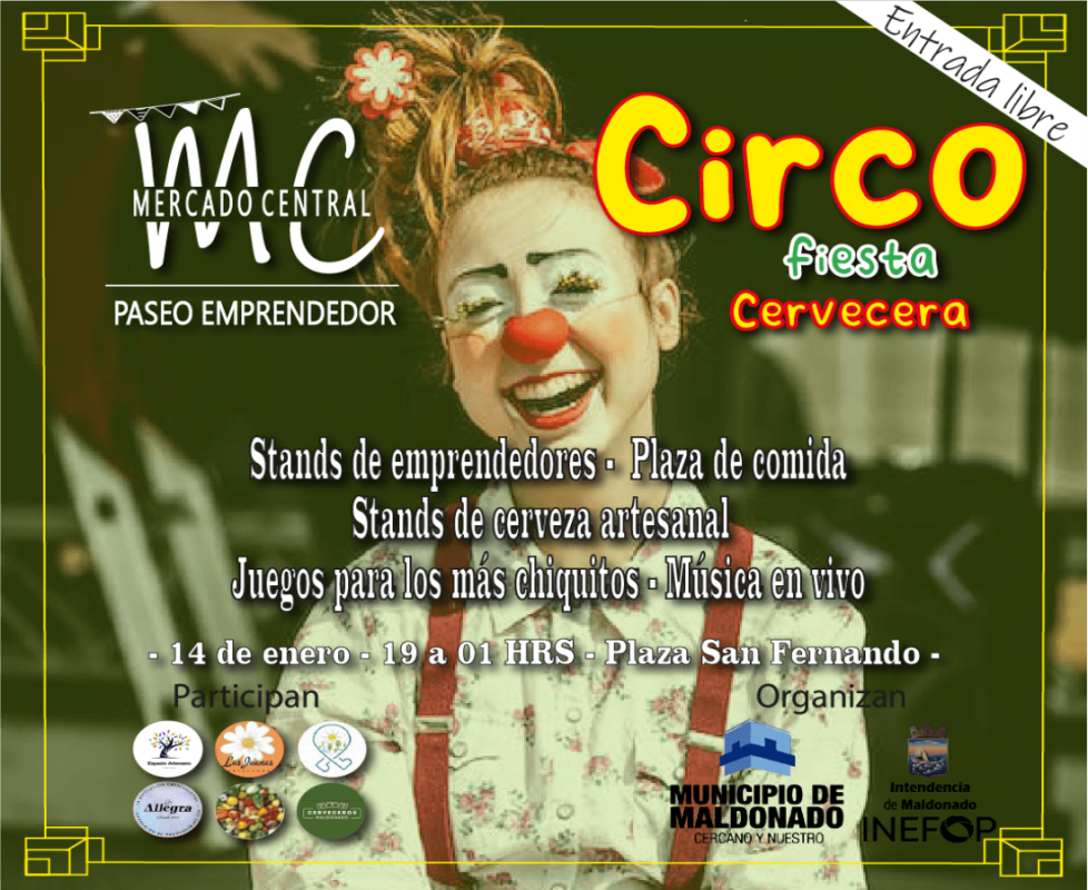 Mercado Central vuelve el 14 de enero con circo y cerveza
