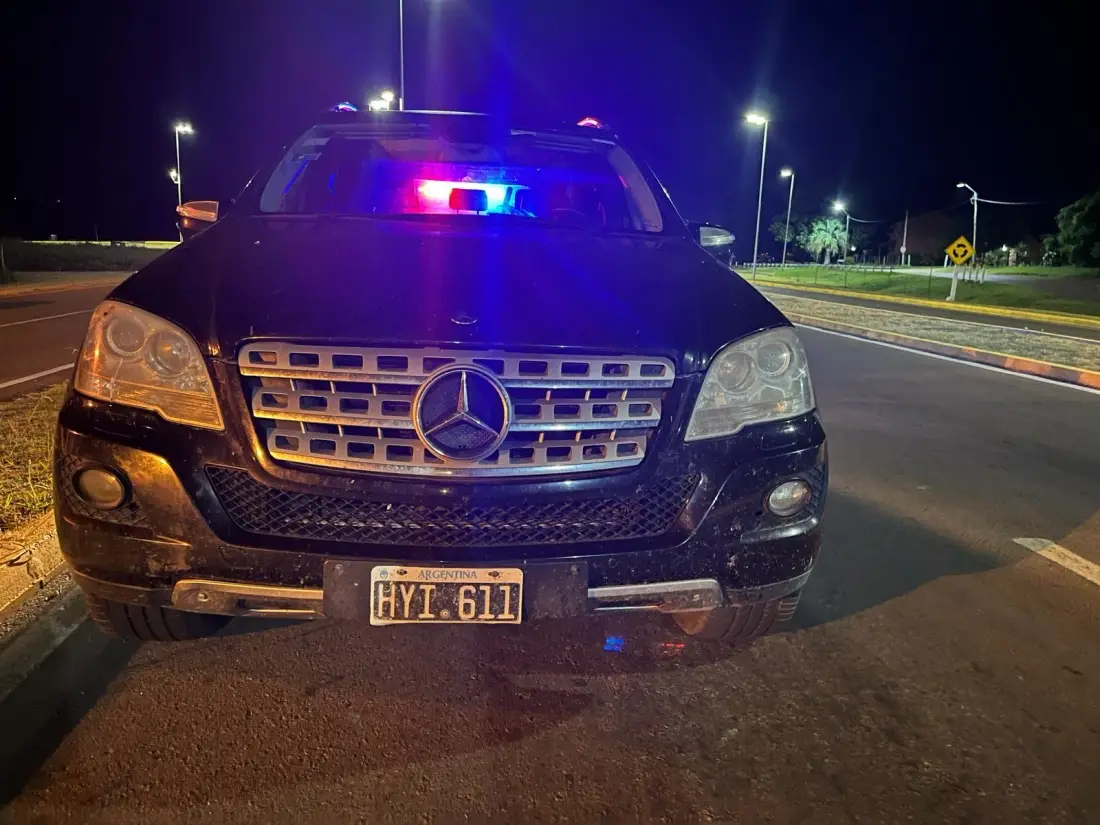 Incautan otro vehículo con chapa argentina con 57 mil dólares de multas