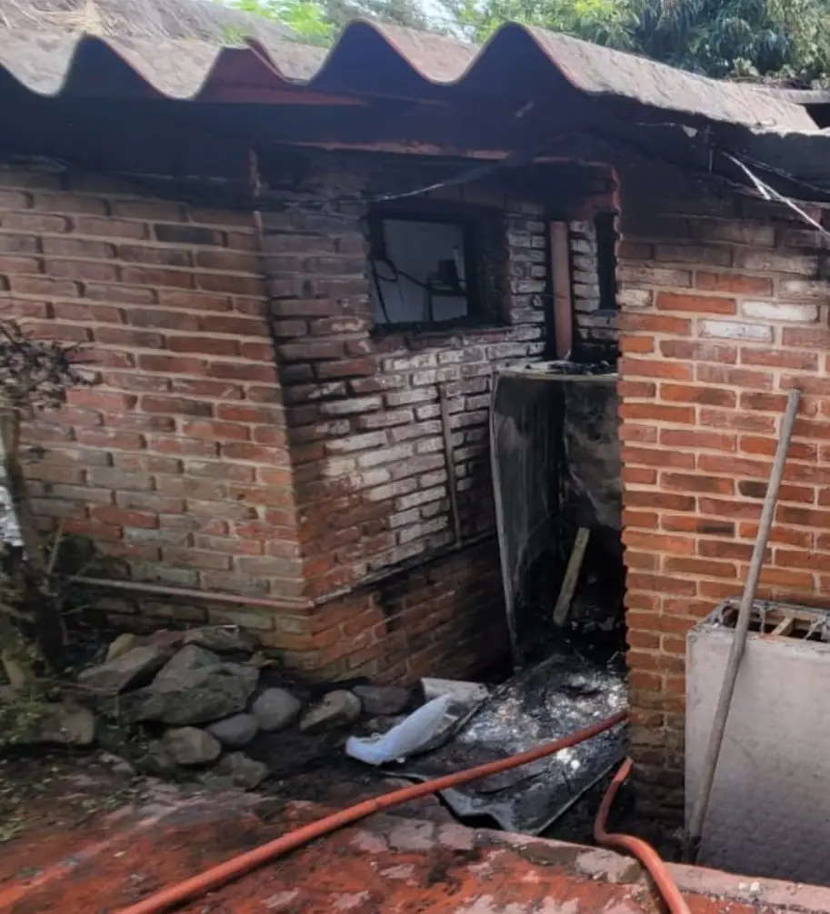 Bomberos controló incendio en Maldonado