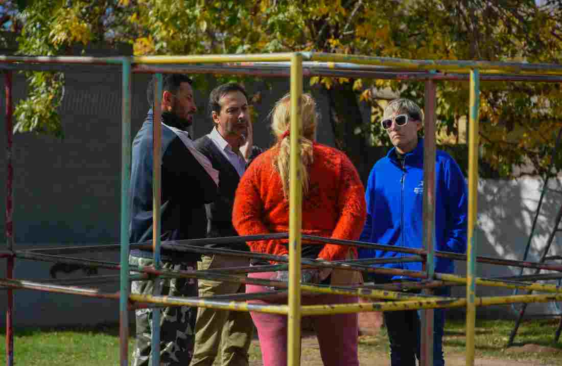 Anunciaron mejoras para la plaza de Cerro Pelado