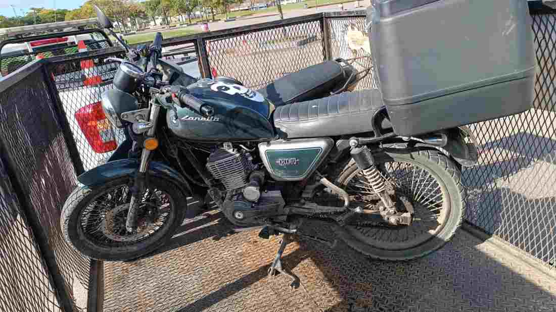 Retiraron de circulación una moto que tiene 141 faltas de tránsito