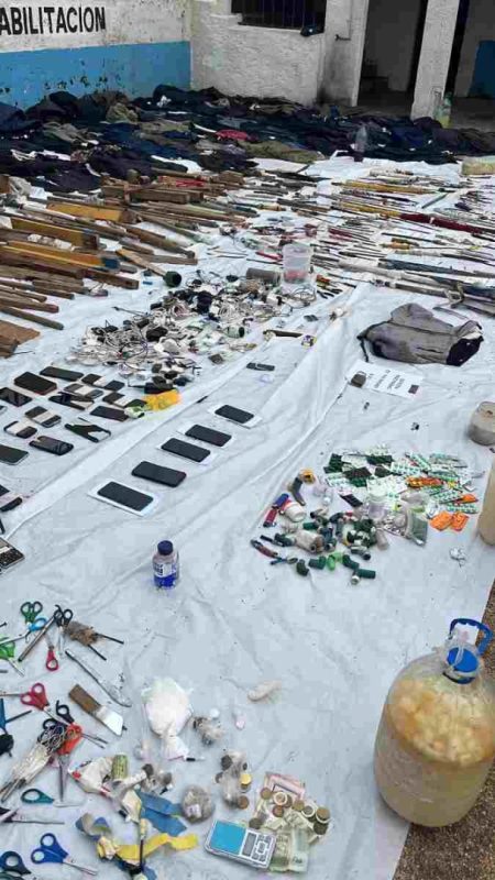 VIDEO REPORTE: mira todo lo que incautaron hoy en Las Rosas en la mayor requisa del país