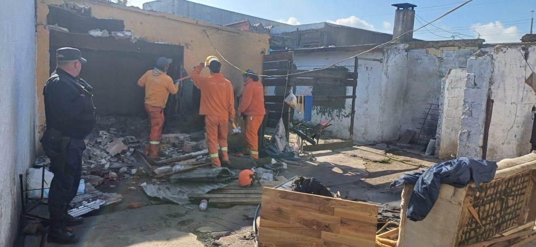 Una mujer y un hombre condenados y una casa derrumbada tras operativo anti drogas en Maldonado
