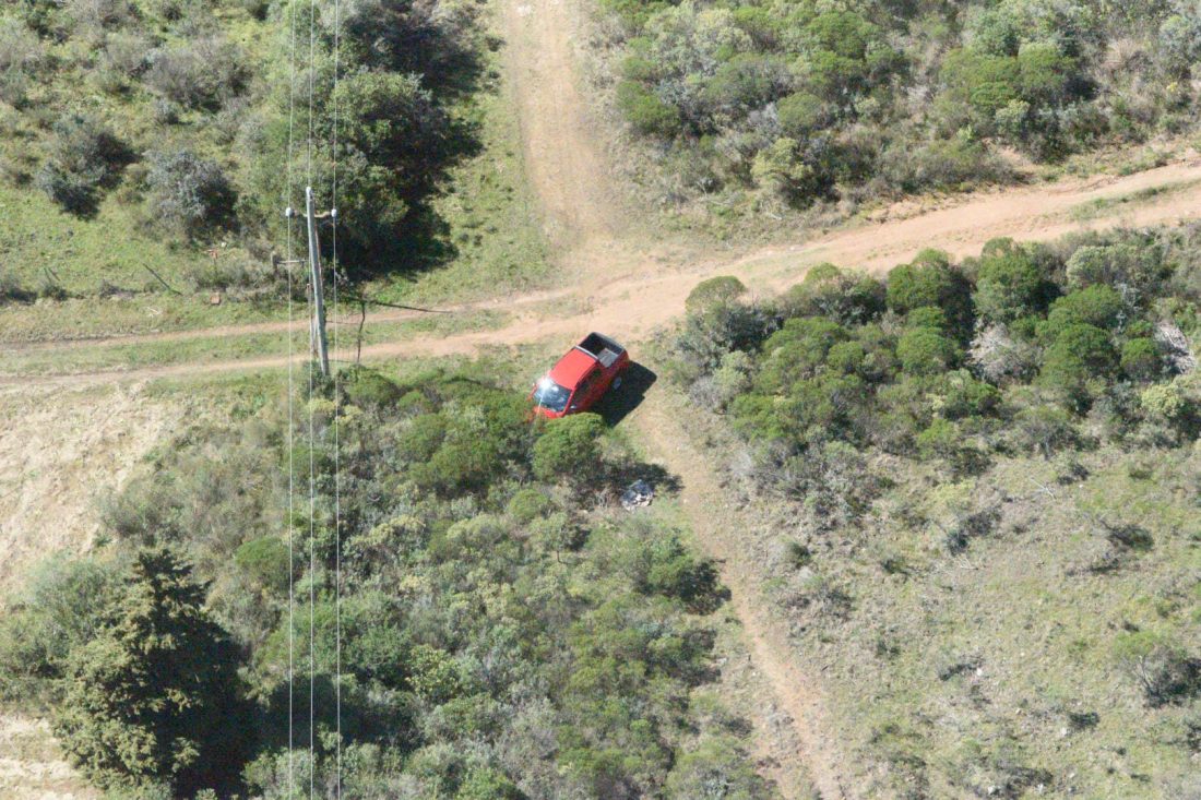 Encontraron la camioneta robada en un copamiento en Playa Hermosa
