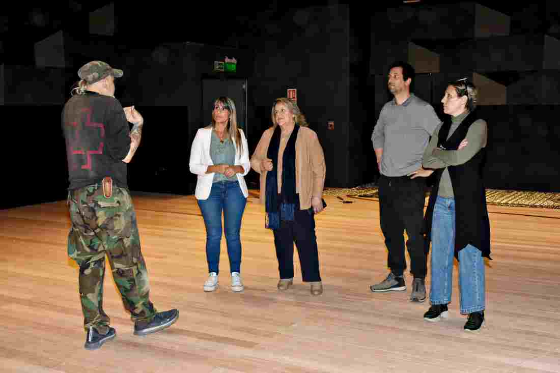 Municipio de Maldonado presentó los avances de obra de la nueva sala de espectáculos en el Centro Cultural Maldonado Nuevo