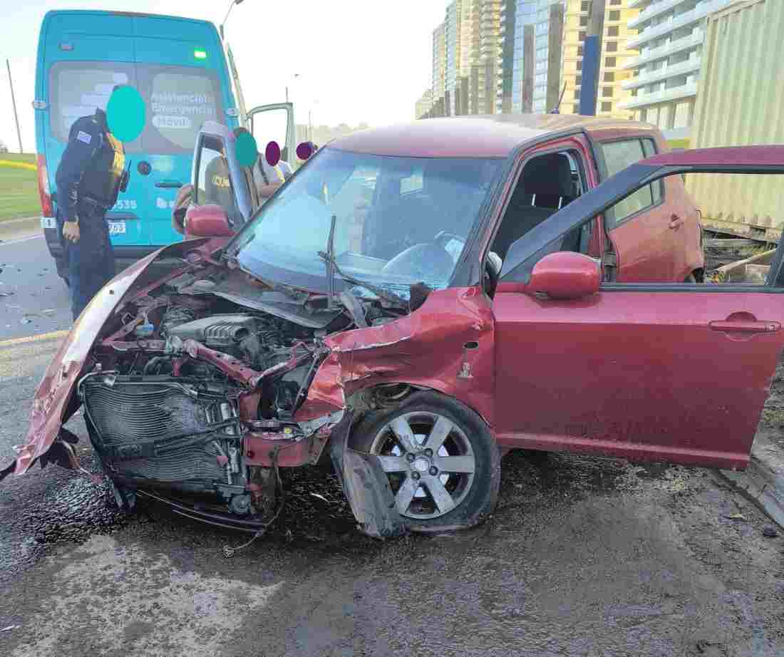 Una mujer terminó lesionada en un accidente en Punta del Este